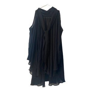 Black Sheer Dress Top Garcia Fashion